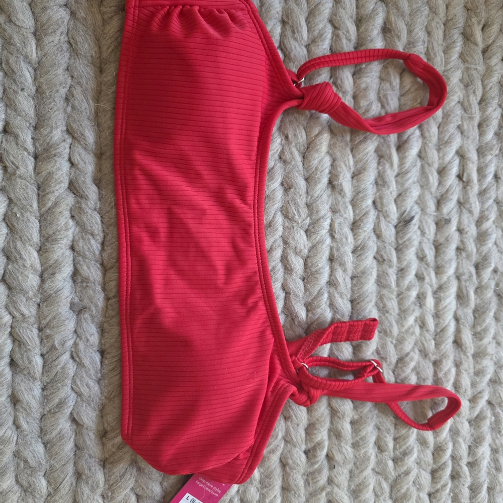 Target Xhilaration Red Bikini Top